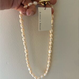 Aureus & Argent Pearl Necklace